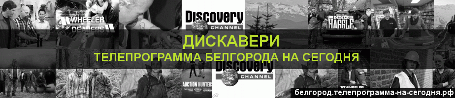 Телепрограмма на сегодня канала Дискавери, Белгород